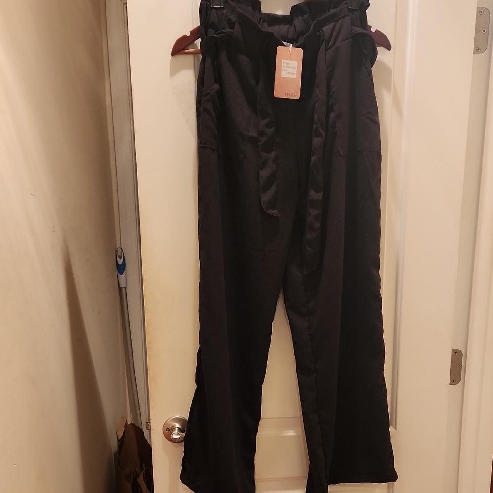 Women's Black Wide Leg Pants
